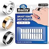 Smart Ring Size Adjuster - 120Pcs Invisible Fit for Oura Ring Gen 4/3, Samsung Galaxy Ring, Ultra Human Ring AIR, RingConn 2/1, Amazfit Helio - Loose Ring Sizing Kit, Comfortable &amp; Discreet Accessorie
