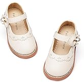 Felix & Flora Toddler Little Girl Princess Dress Shoes-Mary Jane Flats for Girl Party School Shoes
