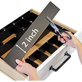 Customizable Grid Drawer Dividers, Cut to Fit Organizer | Adjustable drawer dividers for any size drawer. Custom DIY grid organizer for kitchen, bathroom, desk, and more. 8 PACK