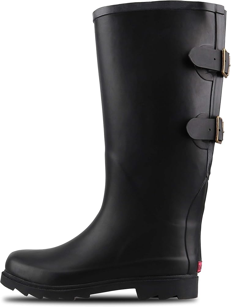 wide calf rain boots amazon