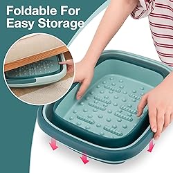 Udefineit Foot Bath Basin, Foldable & Portable Foot