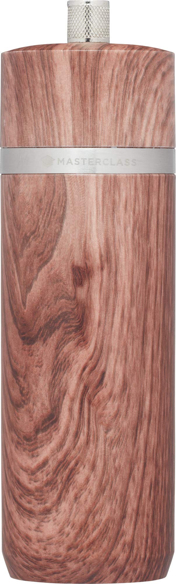MasterClass Salt or Pepper Grinder, Plastic, Walnut Wood Effect, 17 cm