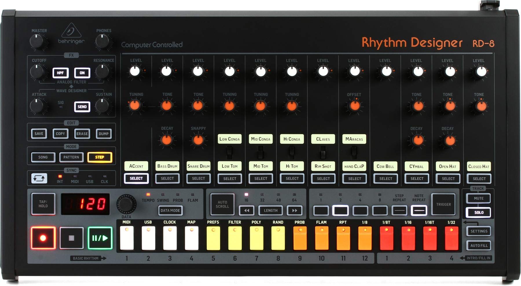 DISEÑADOR DE RITMO RD-8