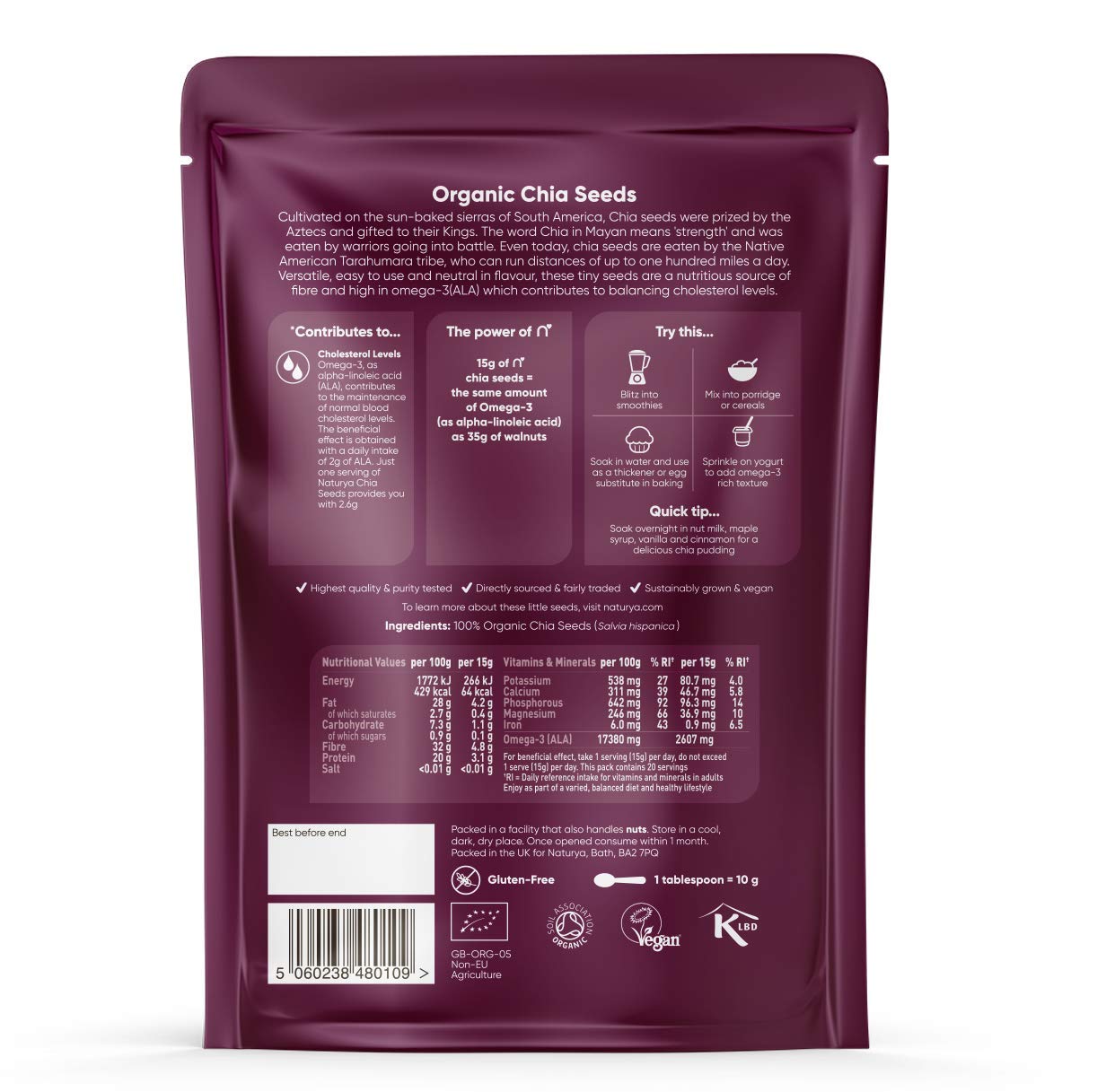 Naturya Chia seeds - 300g
