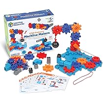 Learning Resources STEM Explorers Brainometry LER9467 Class Set, Ages 5+, 3D -Puzzles, Cooperation & Logic, 120 Pieces, STEM Challenges