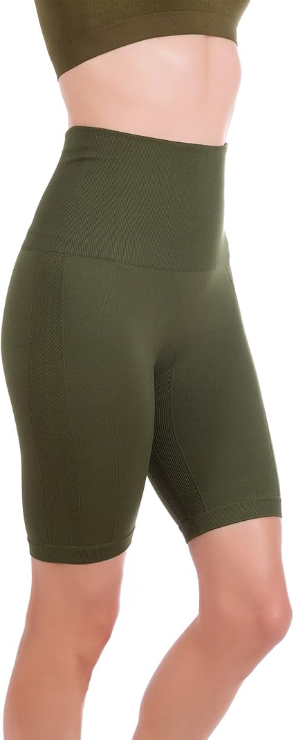 tummy control cycling shorts