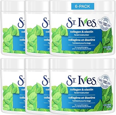 St Ives Collagen Elastin Facial Moisturizer 10 oz for Dry Skin with Proteins