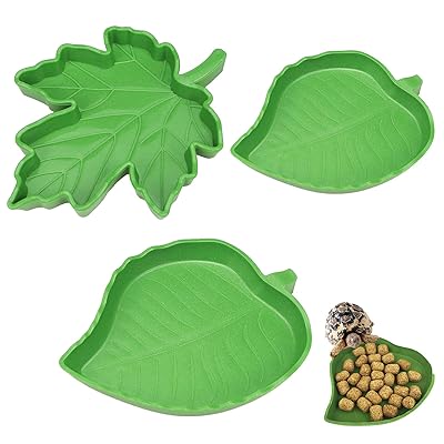 Pack Leaf Reptile Turtle Food Water Bowl Kuwait Ubuy