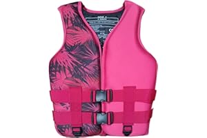 NJBZDA Kayak Life Jacket Vest, Swimming Vest for Adult/Kids Portable Breathable Water Sports Vests for Fishing Surfing Sailin