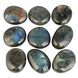 Rockcloud Irregular Polished Labradorite Palm