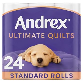 Andrex Family Soft Toilet Paper 24 Rolls (Previously Andrex Gentle Clean) Gentle on your Family’s skin– Pack of 24 Toilet Rolls, FSC Certified - View 5