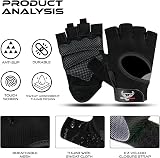 BEAST RAGE Weight Lifting Gloves Men Women Breathable Non-Slip Silicon Padded view 2