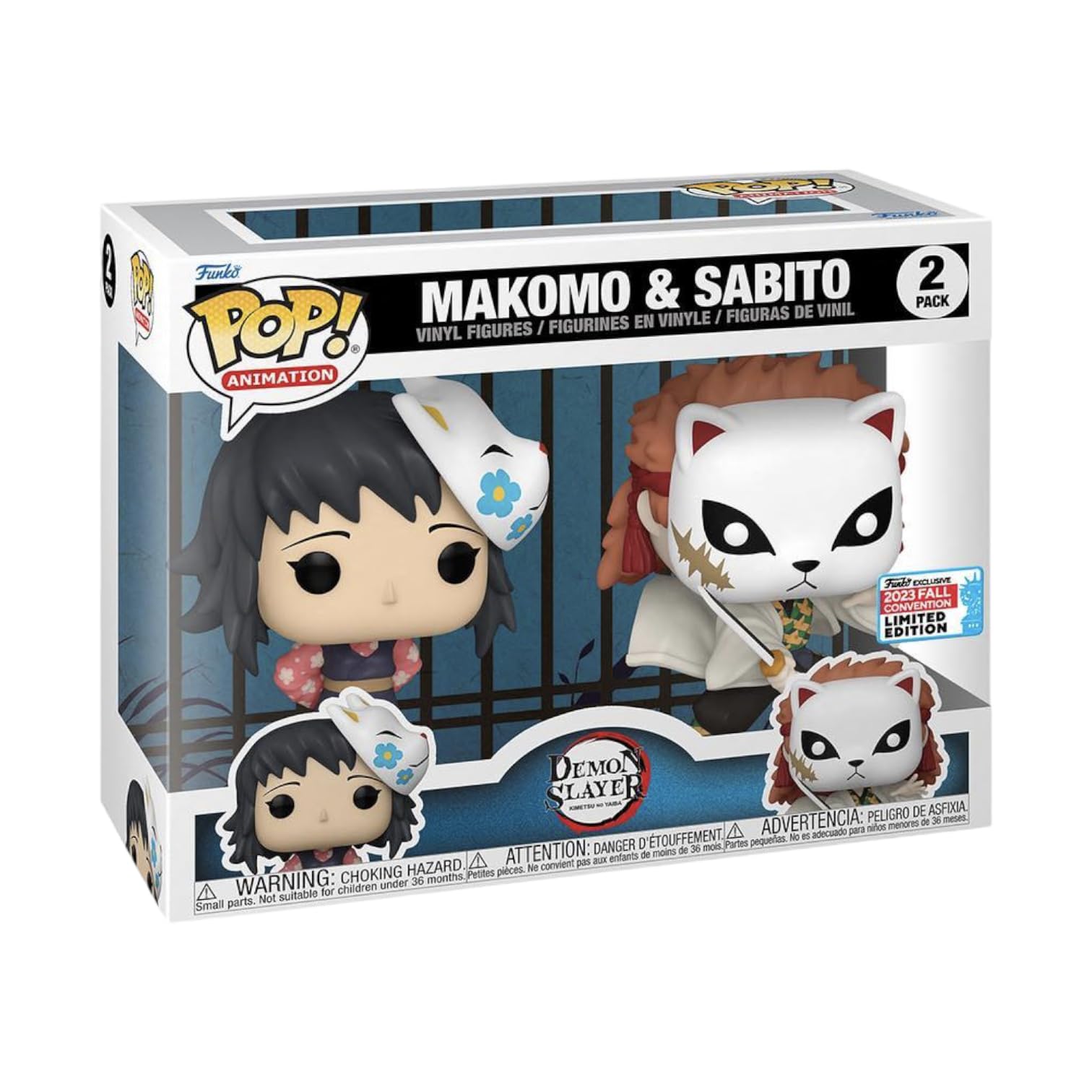 Funko Pop! Animation: Demon Slayer - Makomo & Sabito (NYCC 2023 Shared Exclusive)