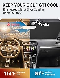 Proadsy 2024 Upgrade Front Windshield Sun Shade