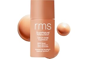 RMS Beauty Supernatural Radiance Serum SPF 30 - Lightweight Hydrating Facial Sunscreen with Antioxidants, Natural Glow Enhancer, Broad Spectrum UVA/UVB, 1 oz
