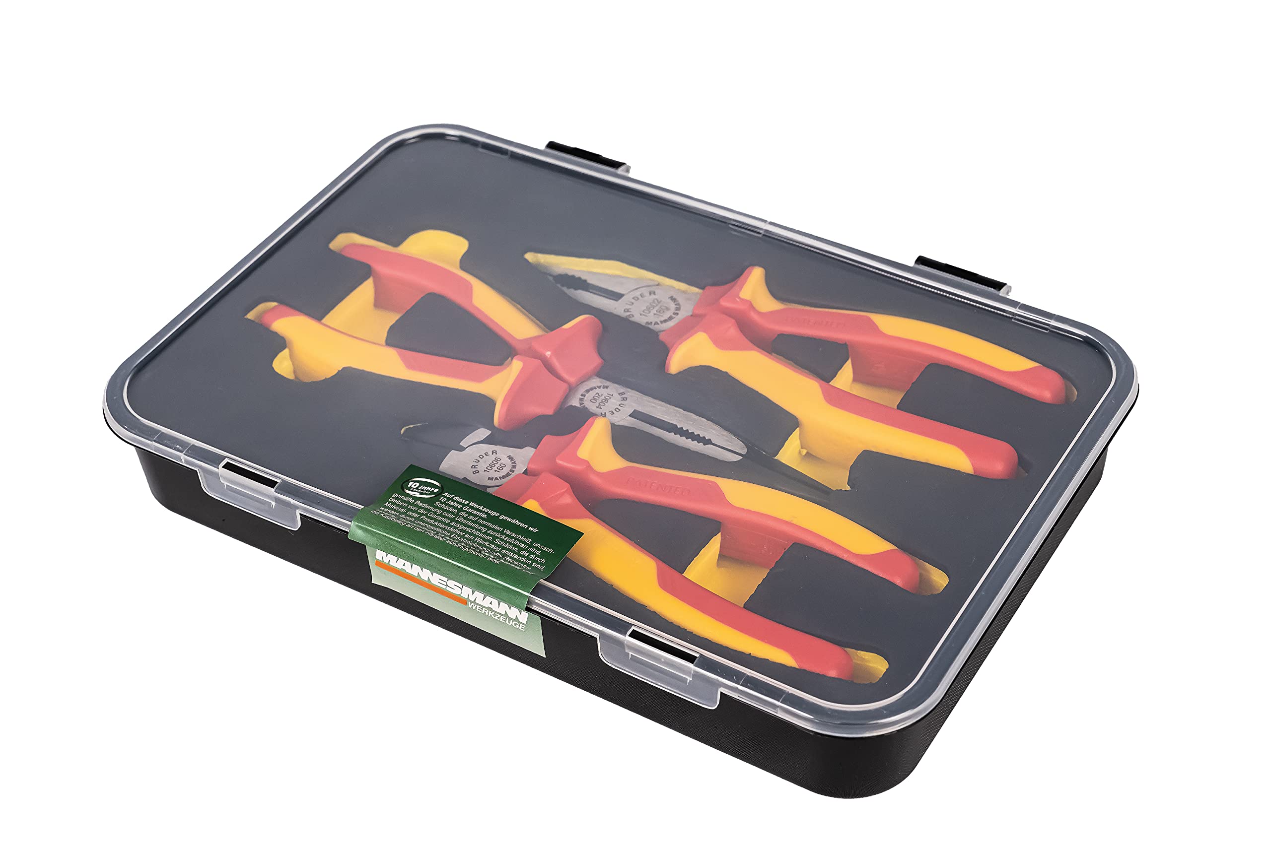 Mannesmann VDE Pliers Set, 3 Pieces, M11220