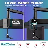 FIFINE Microphone Arm Stand BM88 with Desk Clamp, Cable Management view 6