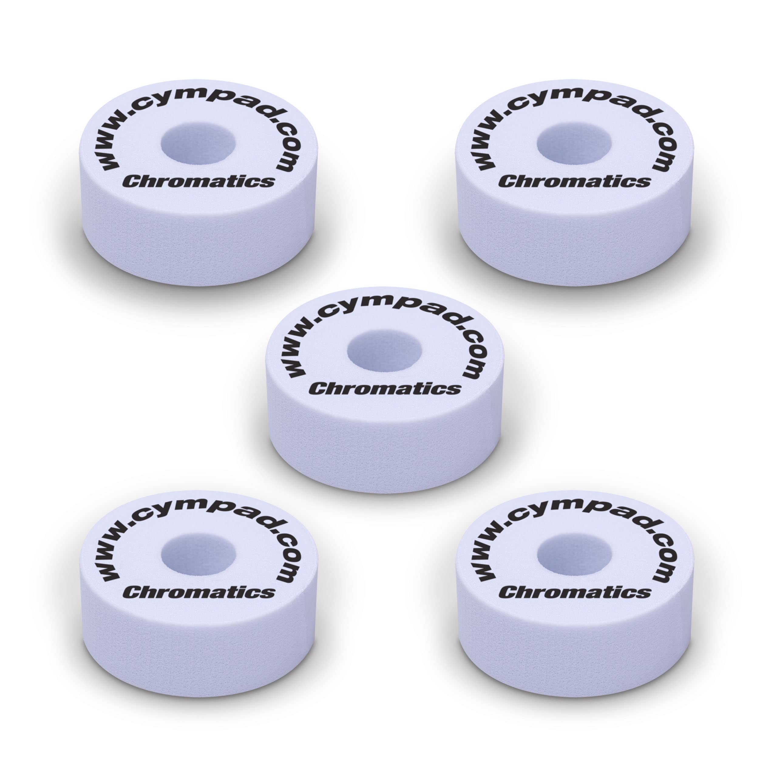 Cympad CYCS15/5W 40/15 mm Chromatics Set - White (Pack of 5)