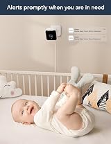 GNCC 1080P WiFi Baby Monitor Camera Night Vision Two-Way Audio Alexa App view 4