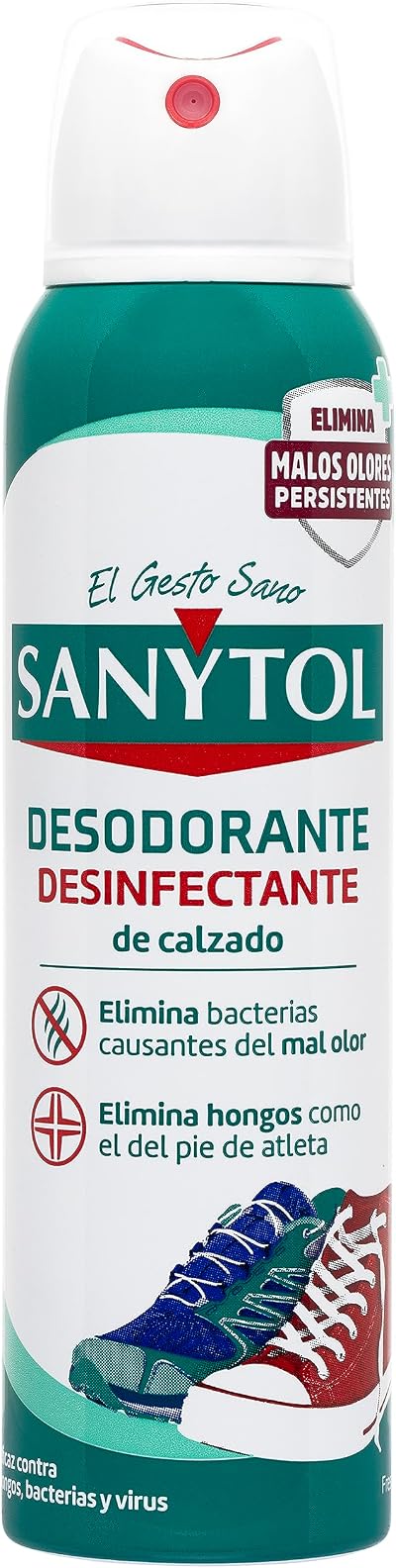 Sanytol Shoe Deodorant Disinfectant Spray 150 ml - 1 Bottle