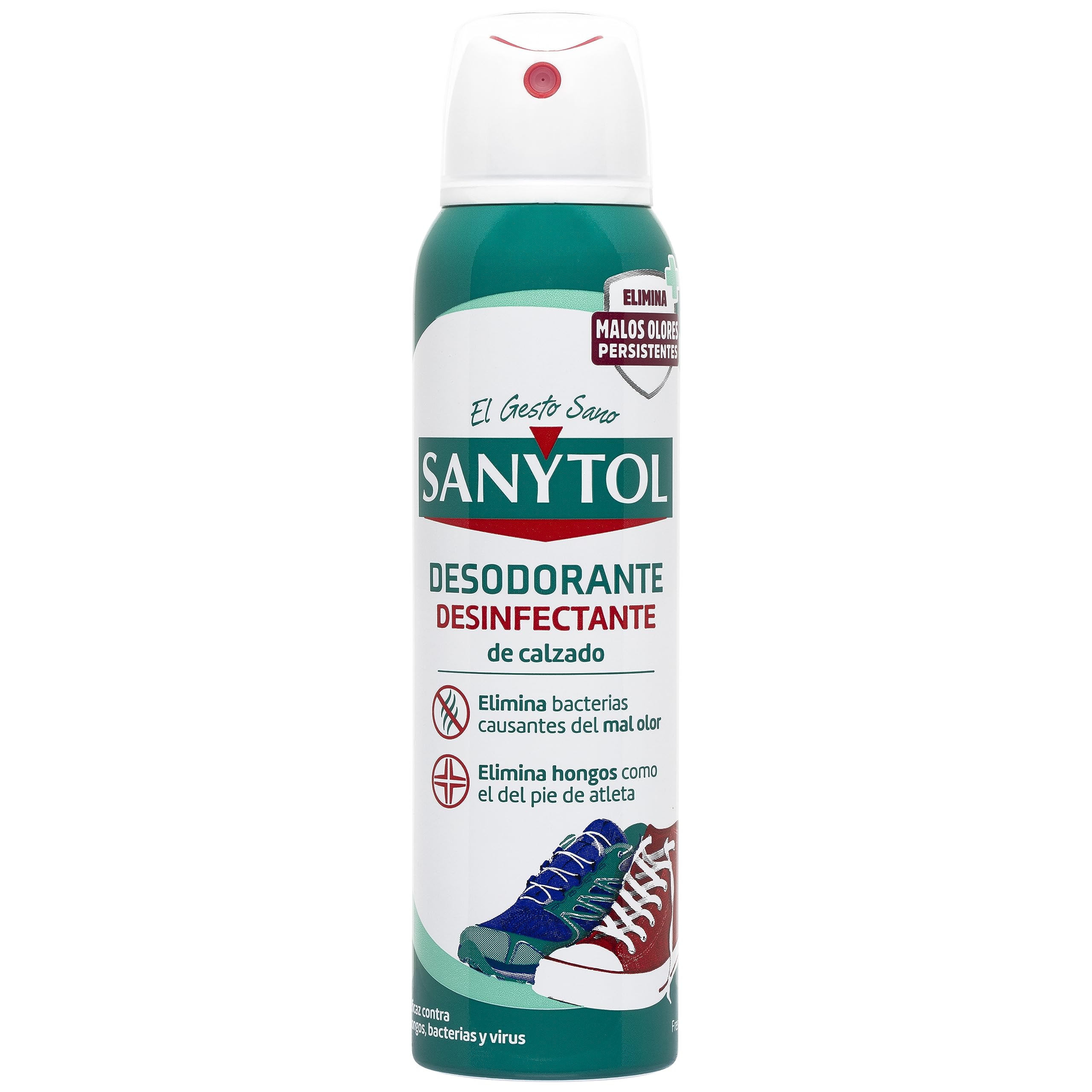 Sanytol Shoe Deodorant Disinfectant Spray - 150 ml, 150 ml (Paquete de 1)