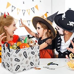 FXOCSHE Halloween goth thriller basket,Empty