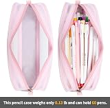 KALIDI Clear Pencil Case Large Pen Bag Pouch 23cm 60g Makeup Bag view 2