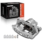 A-Premium Front Disc Brake Caliper Assembly with Bracket Compatible with Select Chrysler, Dodge, Jeep, Ram and Volkswagen Mod