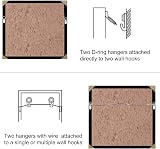 EesTeck 20 Pack Heavy Duty Picture Hangers with Screws D-Ring Silver view 7