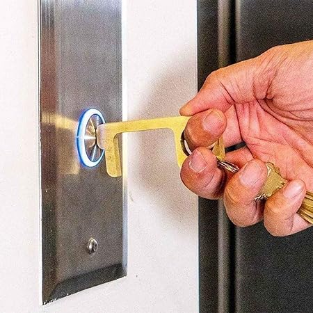 Amazon Banglede 手を触れずに ボタンを押したり ドアを開けたりできるグッズ 小物 手 Banglede 使い捨て手袋