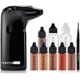TEMPTU One Airbrush Make-up Kit with Cordless Compressor, 6 Shades: 11-Piece Set, Portable Air Brush Machine & Airpod Pro, 3 Shades of Foundation, Blush, Bronzer, Instant Concealer, Perfect Complexion