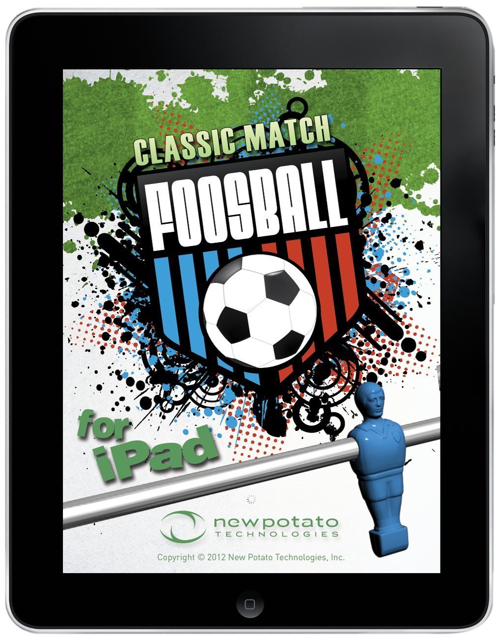 New Potato Classic Match Foosball Game Table for iPad 1, 2, & 3