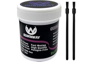 Ouwinway no clean soldering flux paste,solder flux for Electrical Soldering,For Copper Pipe Brazing, Tin soldering,4oz