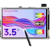 Waveshare 3.5inch Resistive Touch Display, Compatible with Raspberry Pi 5/4B/3B/Zero/Zero W/Zero 2W/Pico/Pico W/Pico WH, 480&times;320, IPS Screen, SPI