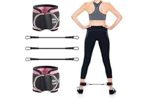 LUODIER Pilates Set for Home Workout, Pilates Reformer Set for Legs and Buttocks
