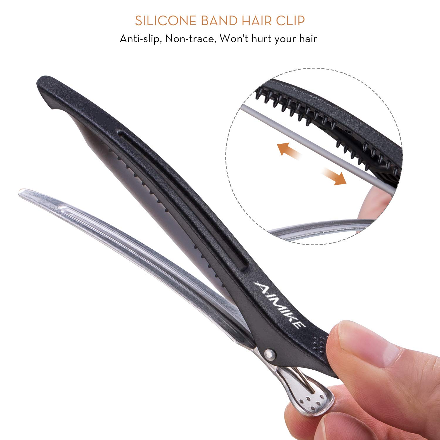 Round Brush, Nano Thermal Ceramic & Ionic Tech Hair Brush, Round Barrel Brush with Boar Bristles, Enhance Texture for Hair Drying, Styling, Curling and Shine (Barrel 2.1 inch) + 4 Free Clips by Aimike : Beauty