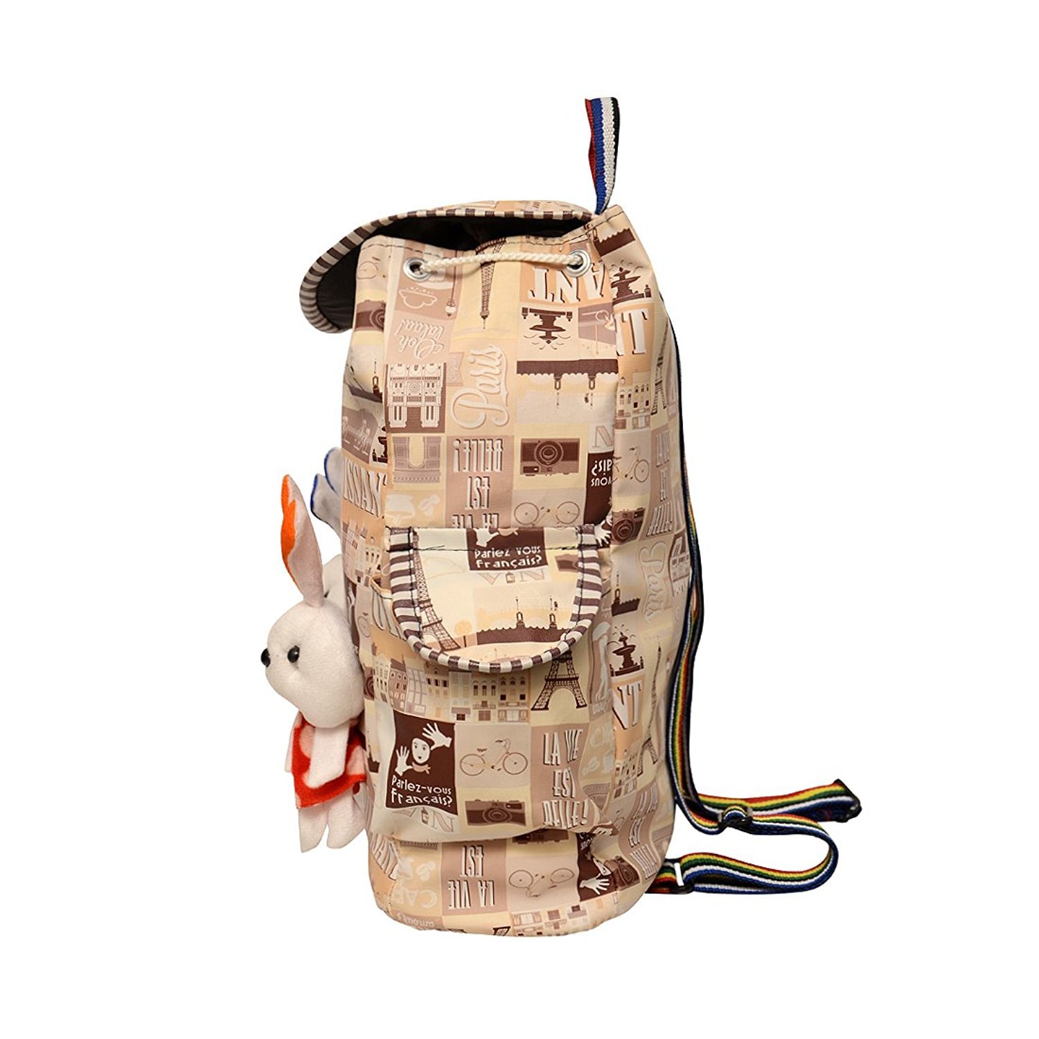 roshiaaz women's bunny teddy backpack bags for college girls