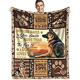 German Shepherd Blanket for Boys Girls, German Shepherd Gifts for Dog Lover,Paw Blanket for Dogs Super Soft Cozy Pet German Shorthair Pointer Gift for Lover 40x50 inch