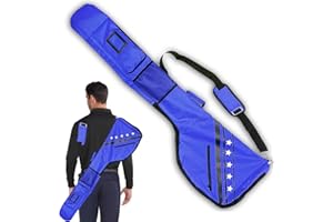 BRAMASOLE Golf Sunday Bag for Golf Clubs Carry Bags Black Lightweight Waterproof for Men Women, Portable Pencil Bag for Driving Range and Course Golf Travel Bag