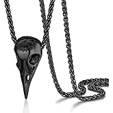 PROSTEEL Norse Viking Jewelry for Men Women, Vintage Thor Hammer/Thor Axe/Raven/Odin Necklace, 316L Stainless Steel Pendant Chain, Come with Box