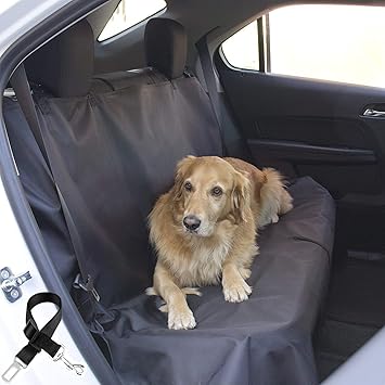 PetsUp Dog, Pet Seat Cover for Car (145 * 130 cm, Black)
