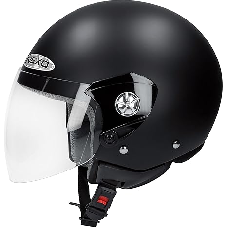 Nexo Motorradhelm, Halbschalenhelm, Jethelm Demi Jet Helm City, Unisex, Chopper/Cruiser, Ganzjährig, Thermoplast