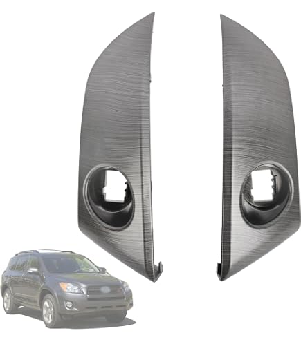 Juego De 4 Cubiertas Para Portaequipajes De Toyota Highlander 2008-2012 - ABS Negro, Resistente Al Agua, Envío Rápido