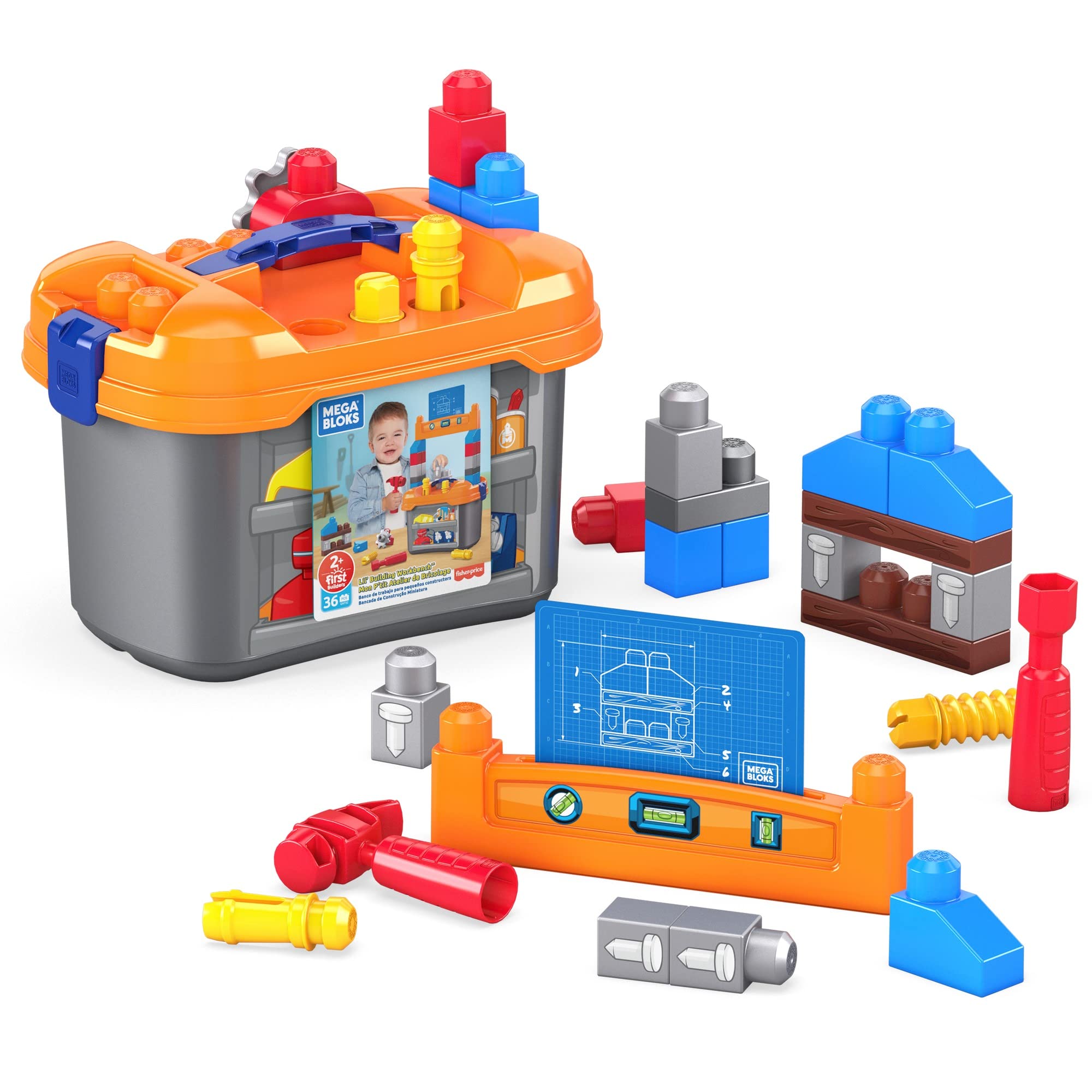 Mega Construx Mega Bloks Lil' Building Workbench