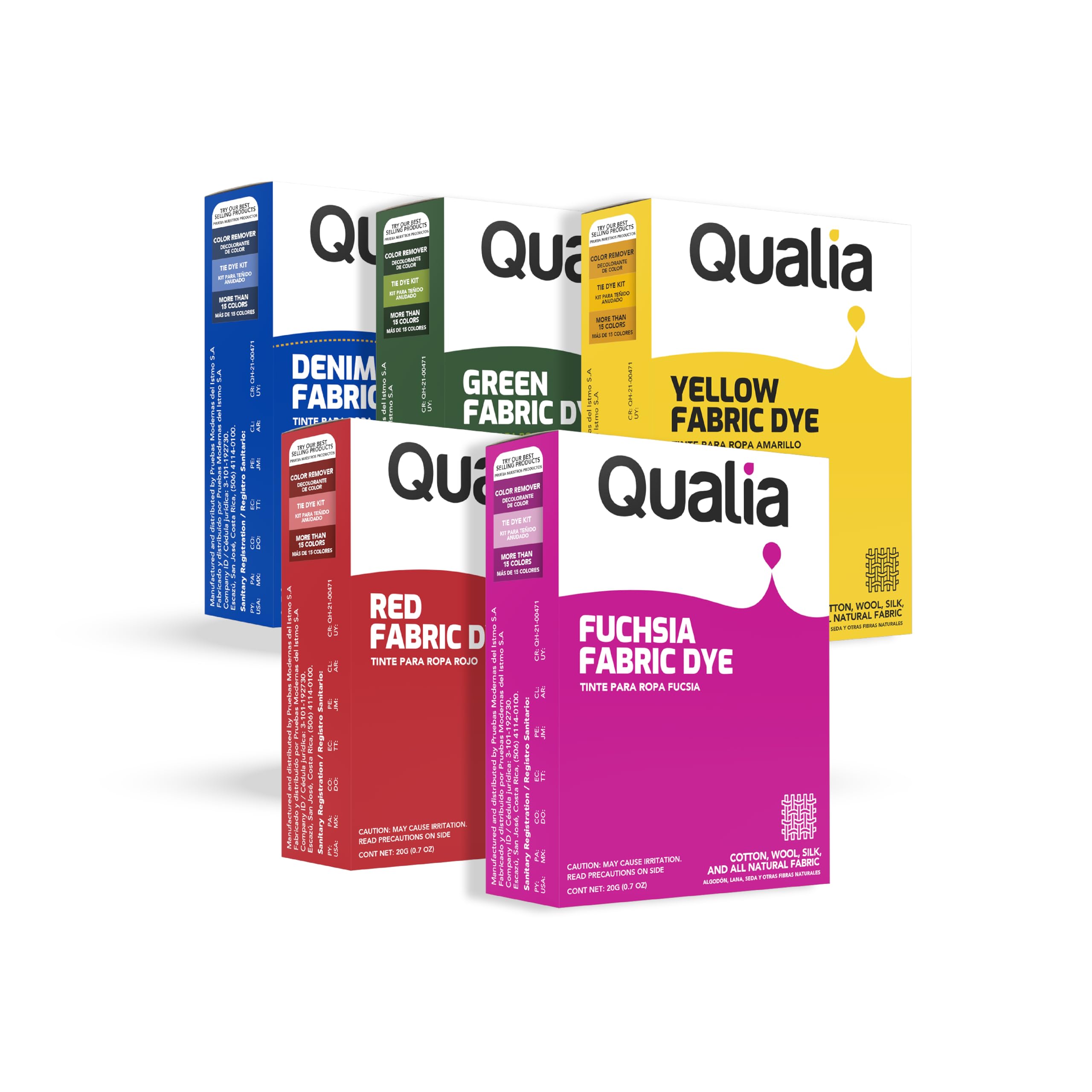 Qualia All Purpose Powder Fabric Dye, Easy to Use