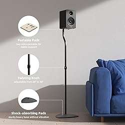 Anautin Universal Speaker Stands Pair, Satellite