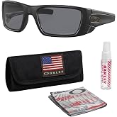 Oakley FUEL CELL OO9096 Rectangle Shape Sunglasses w/Official Eyewear Kit | Men's &bull; High-Wrap Design &bull; Unobtainium Nosepads &bull; No-Slip Earsocks &bull; Impact Protection &bull; Polarized Available