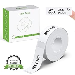 Nelko Genuine P21 Label Maker Tape, 14x40mm