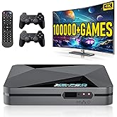 Kinhank 2025 Upgrade Super Console X2 pro with 100000+Games Retro Game Console, Video Game Console with EmuELEC 4.6/Android 9.0 in 1, 2.4G+5G and BT 5.0,2 Gamepad Inside