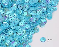 Penta Angel Loose Sequins 4000Pcs 6mm Round